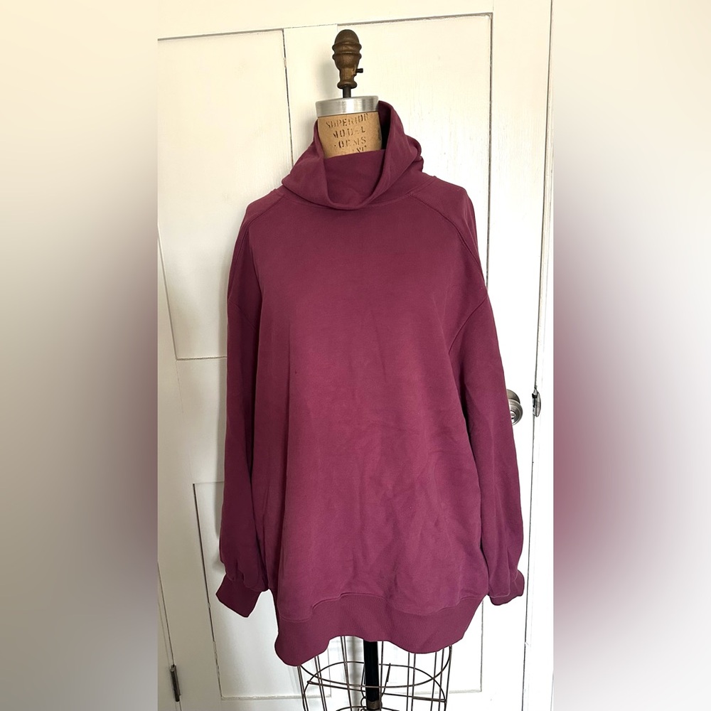 Nap Sweatshirt Oversized Plum L Womens